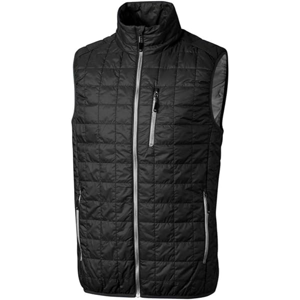 John Partridge Men's Classic Rag Gilet Quilted Vest Black/Olive X